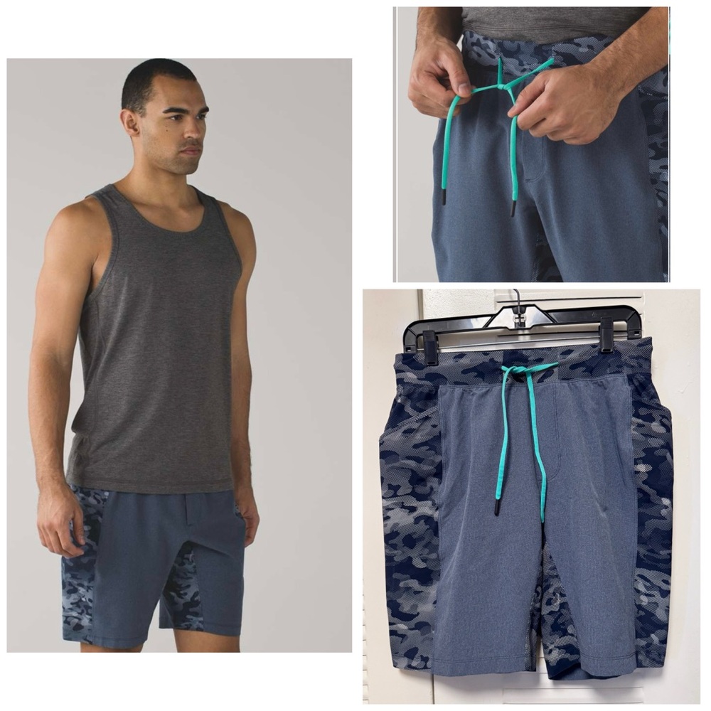 Lululemon Namaste At The Beach Short
Pebble Camo White Deep Navy Medium